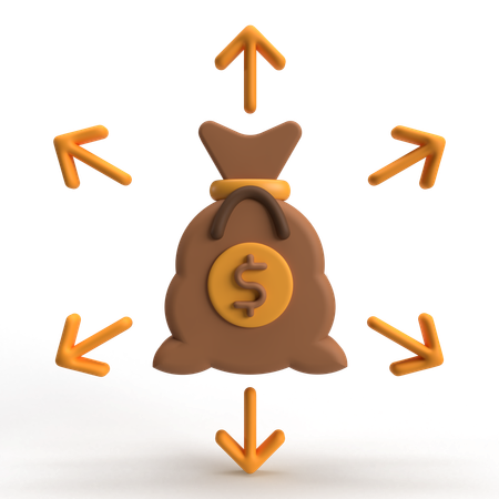 Money Invest  3D Icon