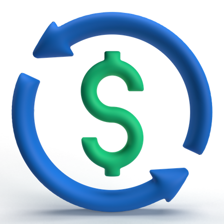 Money Investment  3D Icon