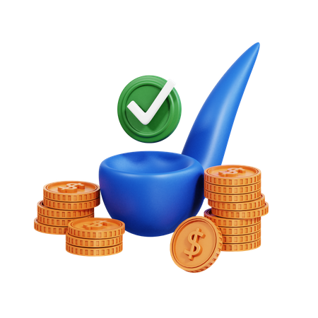 Money Investment  3D Icon