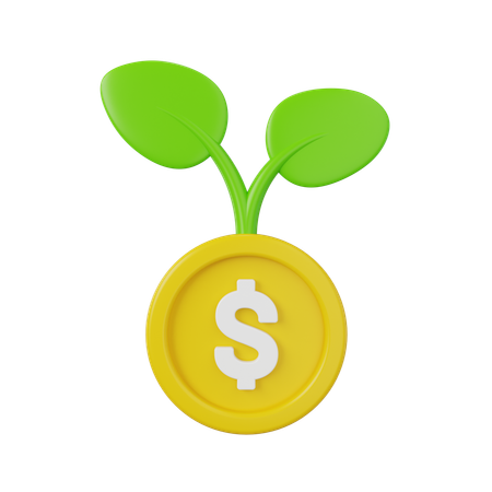 Money Investment  3D Icon