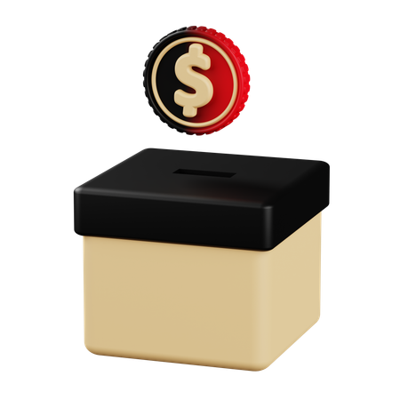 Money Investment  3D Icon