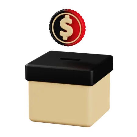 Money Investment  3D Icon