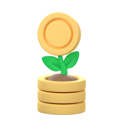 Money Investment  3D Icon