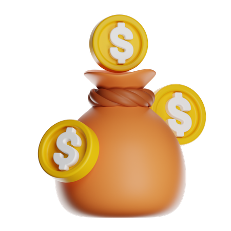 Money Investment  3D Icon