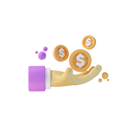 Money Investment  3D Icon