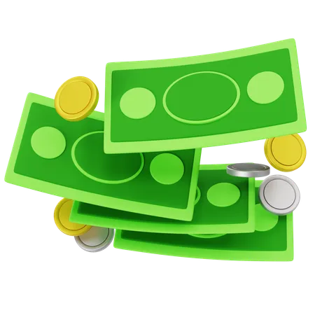 Money Investment Growth  3D Icon