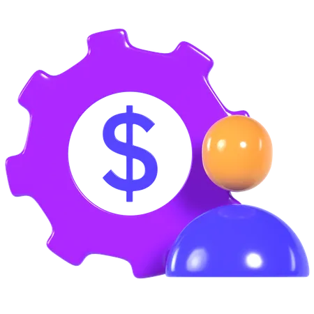 Money Investor  3D Illustration