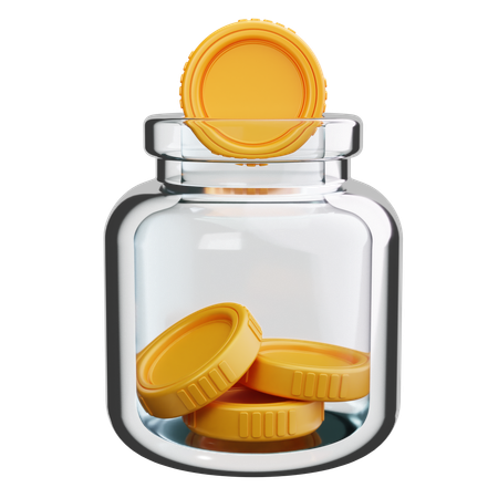 Money Jar  3D Icon