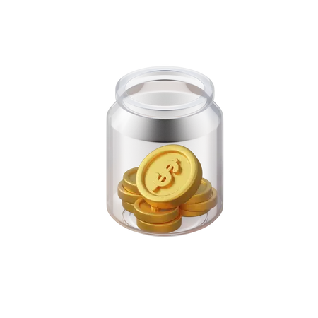 Money Jar  3D Icon