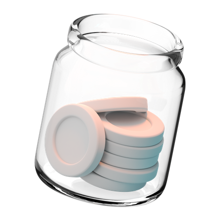 Money Jar  3D Icon