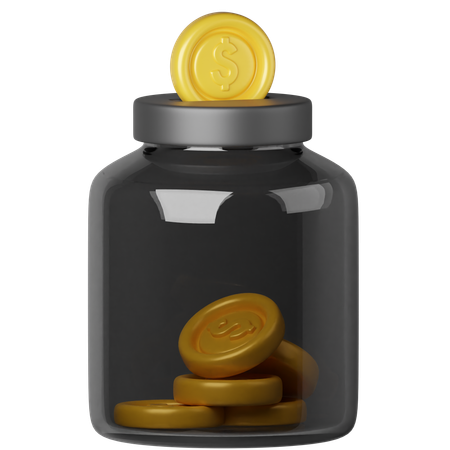 Money Jar  3D Icon