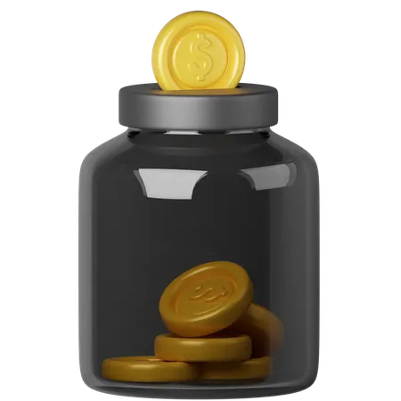 Money Jar  3D Icon