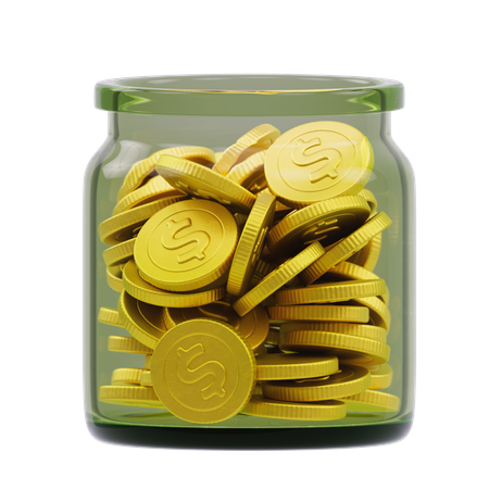 Money Jar  3D Icon