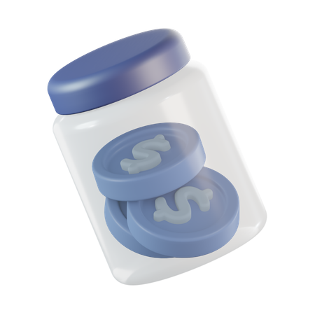 Money Jar  3D Icon