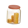 3d money collection logo