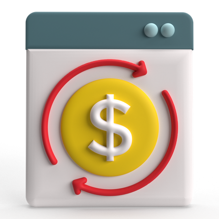 Money Laundering  3D Icon