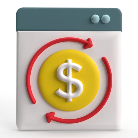 Money Laundering  3D Icon
