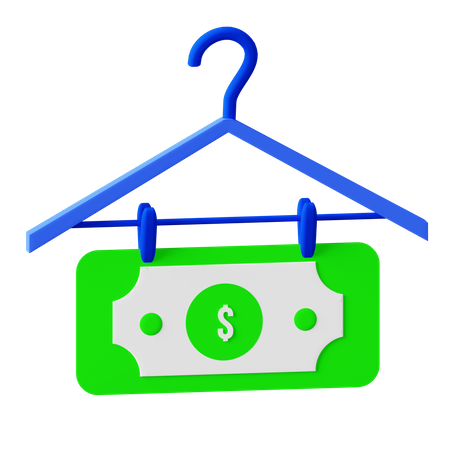 Money Laundering 3D Icon