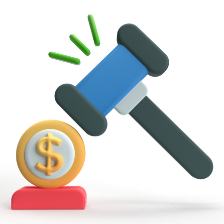 Money Law  3D Icon