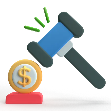 Money Law  3D Icon