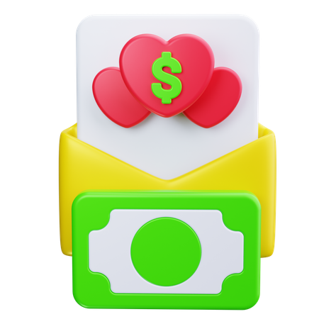 Money letter  3D Icon