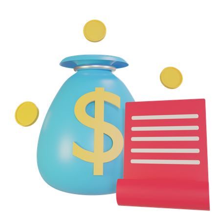 Money loan  3D Icon