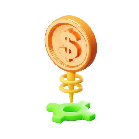 Money Location  3D Icon