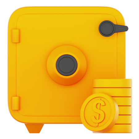 Money Locker  3D Icon