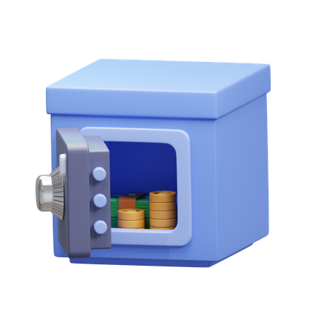 Money Locker  3D Icon