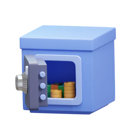 Money Locker  3D Icon