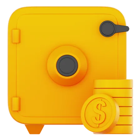 Money Locker  3D Icon