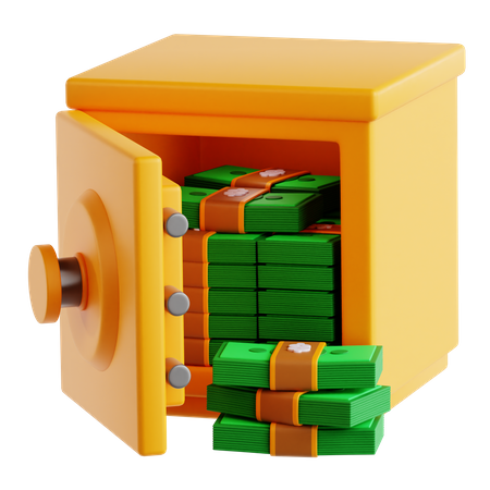 Money Locker  3D Icon