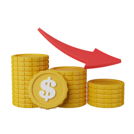 Money Loss  3D Icon