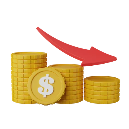 Money Loss  3D Icon