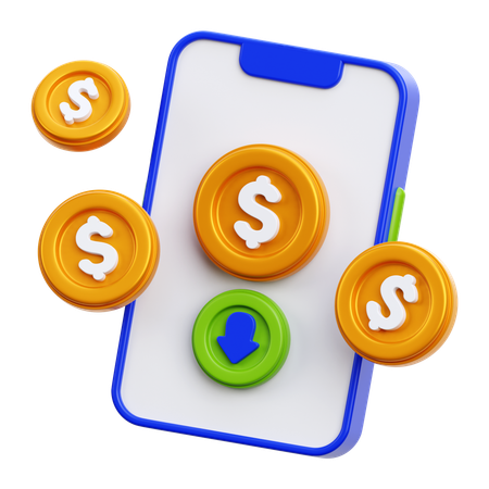 Money loss  3D Icon