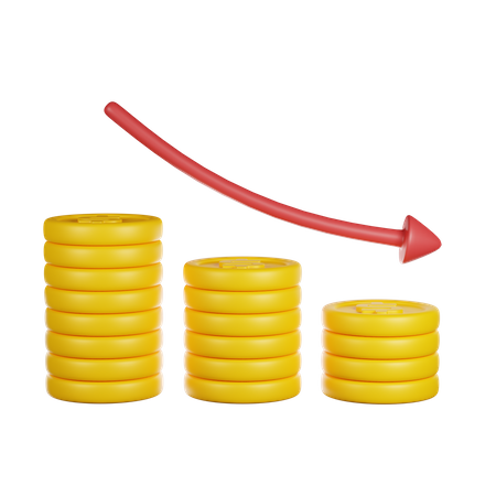 Money Loss  3D Icon