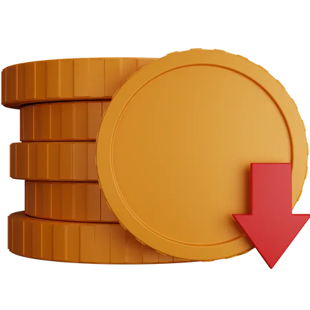 Money Loss  3D Icon