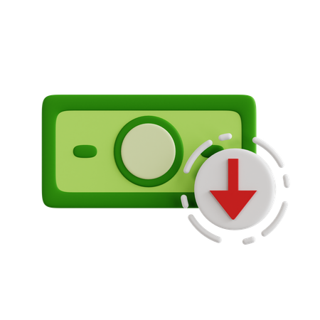 Money Loss  3D Icon