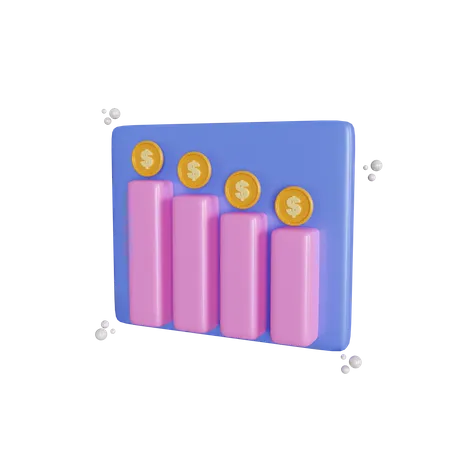 3 D Rendering Money Loss Isolated Object 3D Illustration
