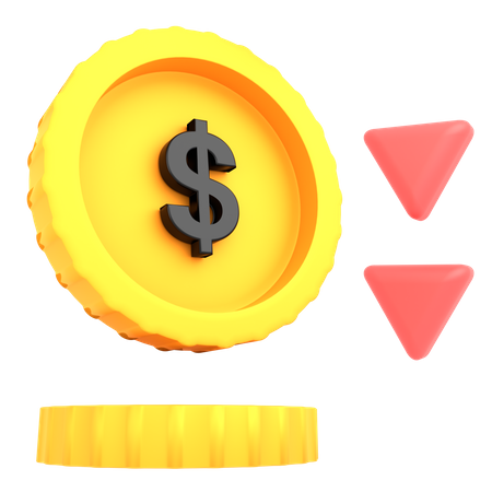 Money Loss 3D Illustration