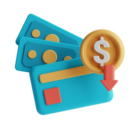 Money Loss  3D Icon