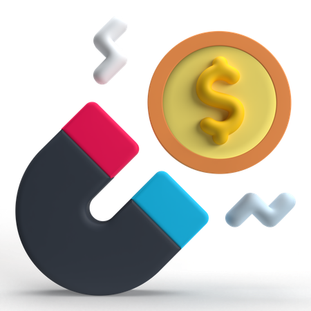 Money Magnet  3D Icon