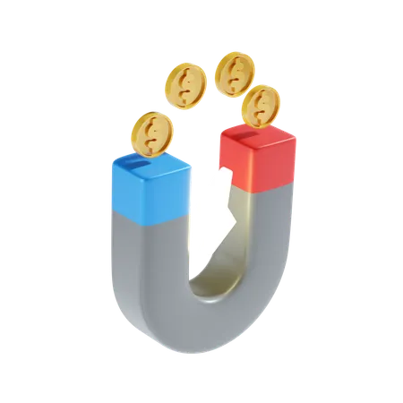 Money Magnet  3D Icon