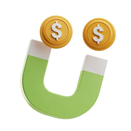 Money Magnet  3D Icon