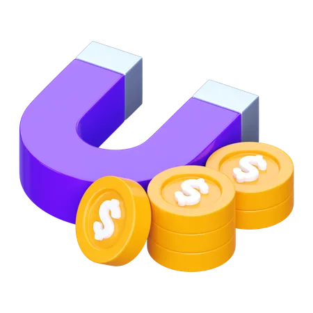 Money Magnet  3D Icon