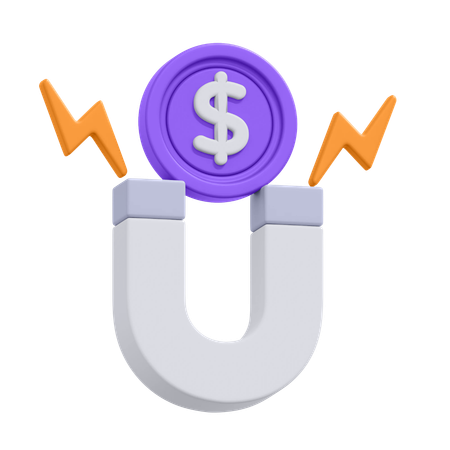 Money Magnet  3D Icon