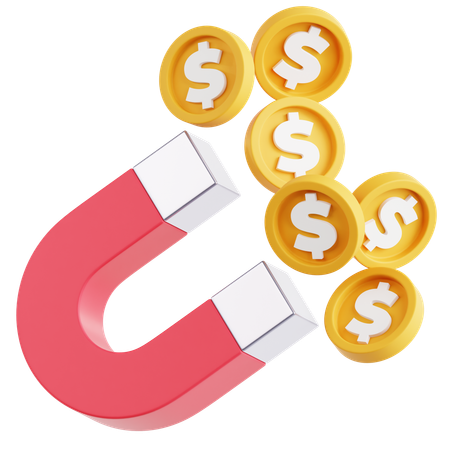 Money Magnet  3D Icon