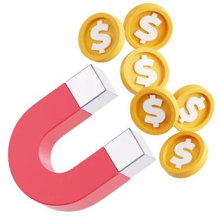 Money Magnet  3D Icon