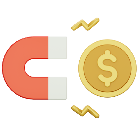 Money Magnet  3D Icon