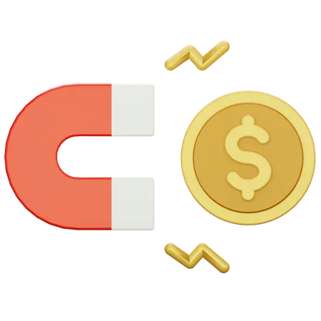 Money Magnet  3D Icon